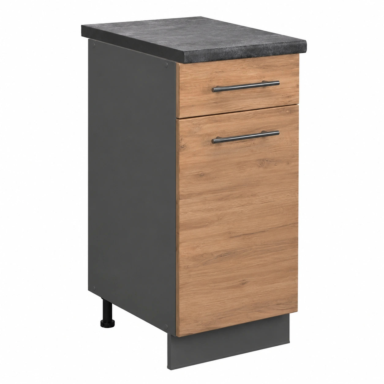 Meuble de cuisine, chêne doré, 40 cm, à combiner avec d'autres modules