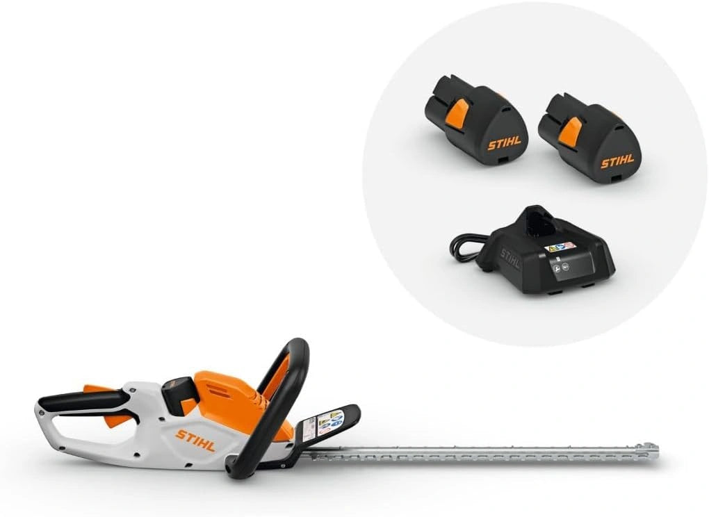 Taille-haies sans fil STIHL HSA 40 avec 2 batteries et chargeur inclus