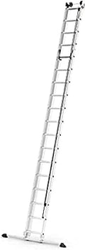 ¨¦chelle T¨¦lescopique 2x18 ¨¦chelons 9,5m en Aluminium - Hailo ProfiStep Duo