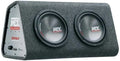 Caisson de basse actif MTX AUDIO avec double subwoofer 20cm - Amplificateur Classe-D 240W RMS - Filtre int¨¦gr¨¦ - T¨¦l¨¦commande incluse