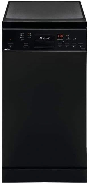 Lave-vaisselle BRANDT DFS1010B - 10 couverts - Silencieux 47 dB - Largeur 45 cm - Couleur Noire