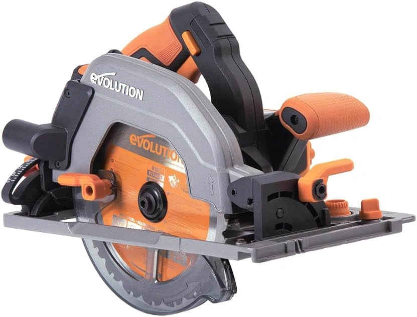 Scie Circulaire Sans Fil 185mm Evolution Power Tools R185CCSX-Li, Compatible Rails, Lame TCT Multi-Mat¨¦riaux, 18V Li-Ion, Batterie Non Incluse
