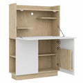 Secrétaire compact avec rangement organisé pour espace réduit