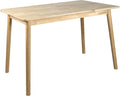Table de Salle ¨¤ Manger Rectangulaire en Bois Massif Verni pour 2 ¨¤ 4 Personnes, 120 x 75 cm, Nita (Bois Clair)