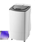 S¨¨che-linge portable 10 kg ¨¦conomique, lumi¨¨re ¨¤ 360¡ã, 2800 tr/min, ¨¦vacuation par gravit¨¦