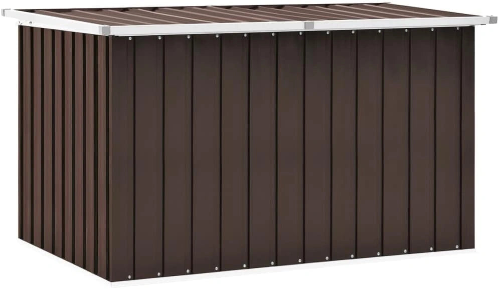 Coffre de Jardin Ext¨¦rieur en Acier Galvanis¨¦ et Plastique - 149x99x93 cm