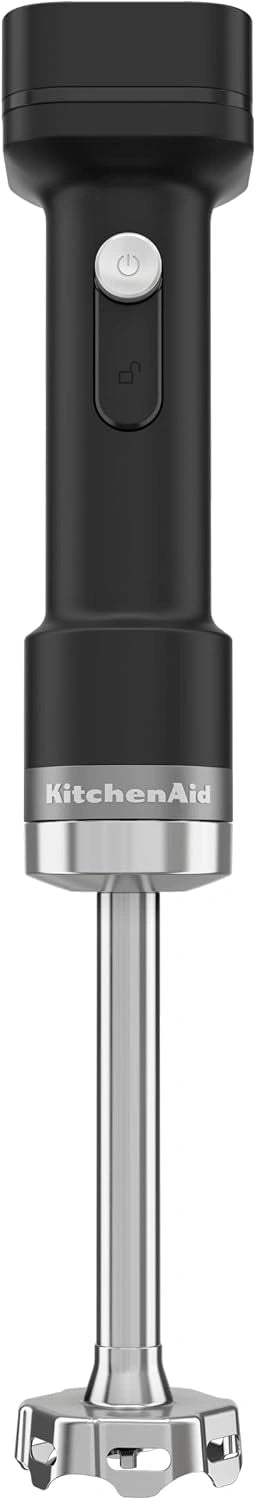 Mixeur Plongeant Sans Fil Kitchenaid - Portable et Puissant avec Bol 1L - Accessoires Inclus - No Scratch - Noir