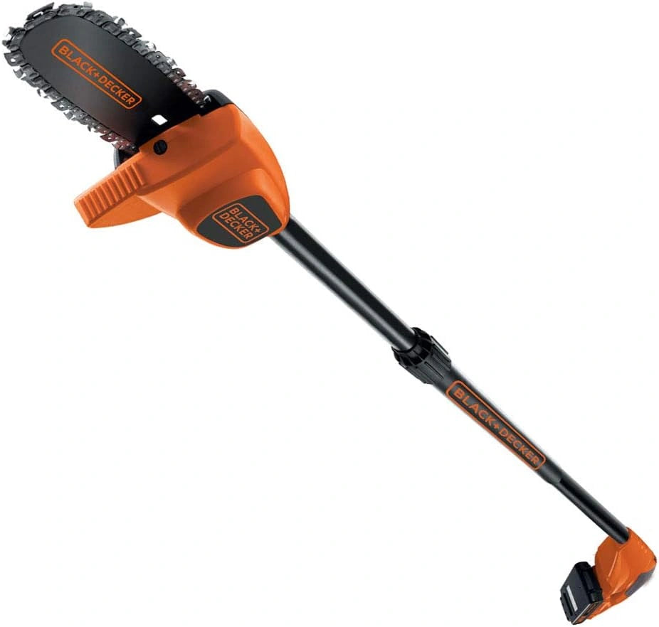 Tron?onneuse T¨¦lescopique Sans Fil 18 V BLACK+DECKER - Taille-Branches Batterie 2 Ah, Longueur Ajustable 1,74m ¨¤ 2,92m, Poign¨¦e Ergonomique - Lame 20 cm GPC1820L20-QW