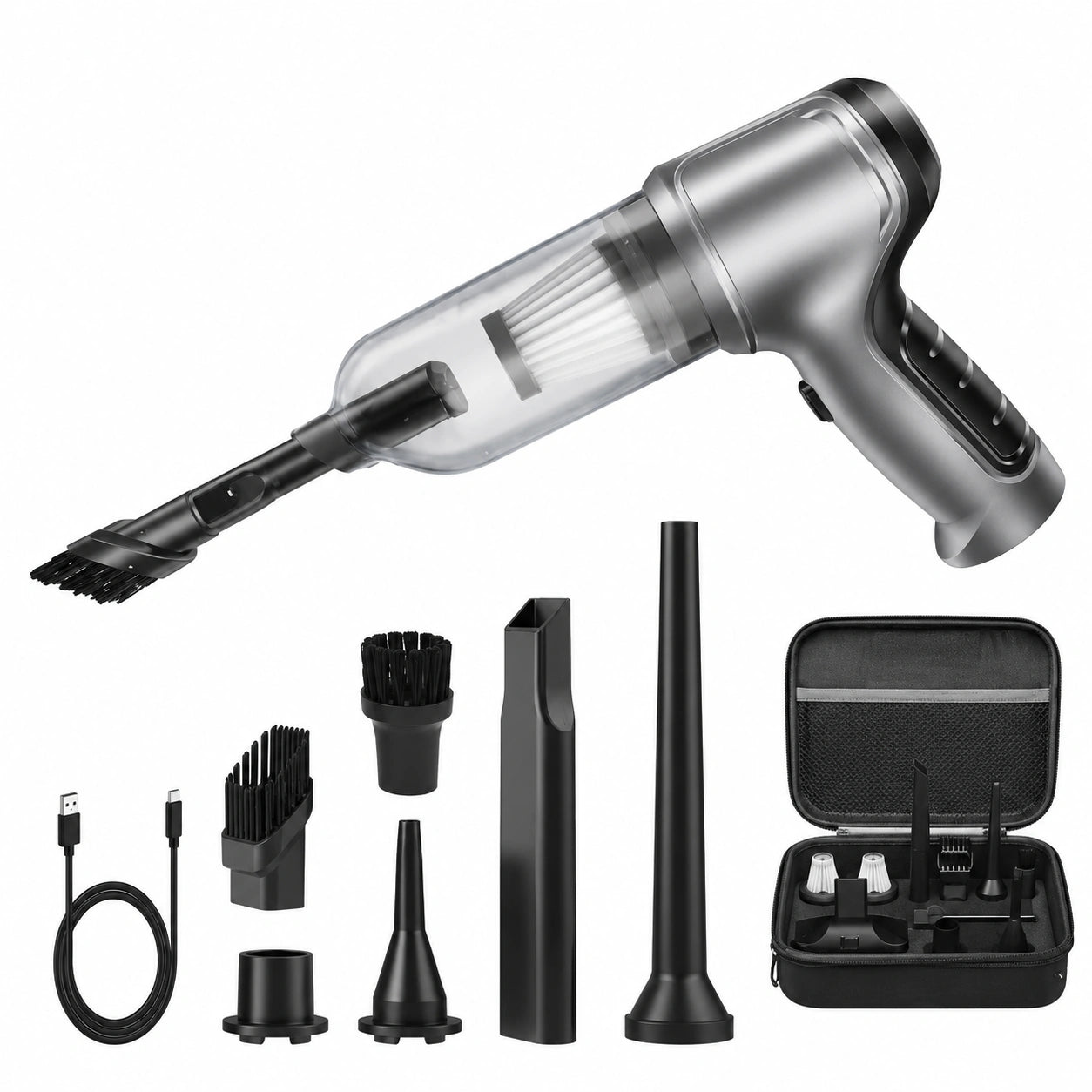 Aspirateur sans Fil 2-en-1 Multifonction avec Filtre Lavable