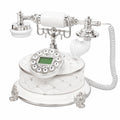 Téléphone sans fil rétro avec touches nostalgiques pour maison