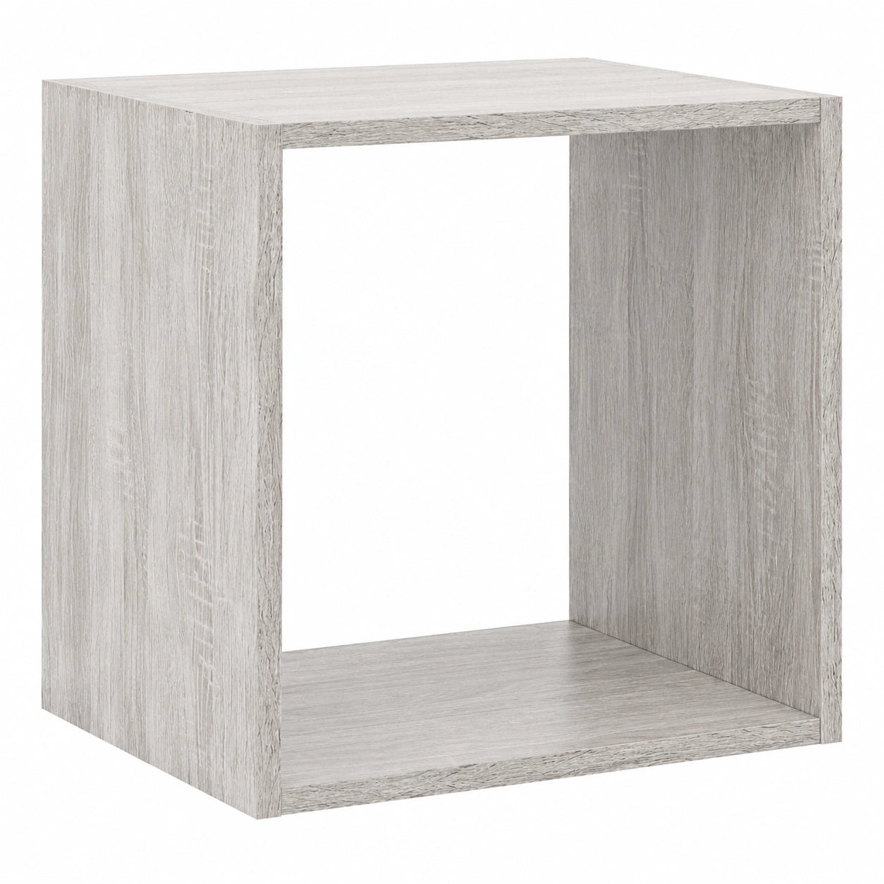 Étagère Cube Modulable Effet Chêne Gris pour Maison