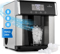 Machine ¨¤ Gla?ons Klarstein Eiszeit Argent - Capacit¨¦ 3 L, 15 kg/24h, ¨¦cran Tactile, Alarmes