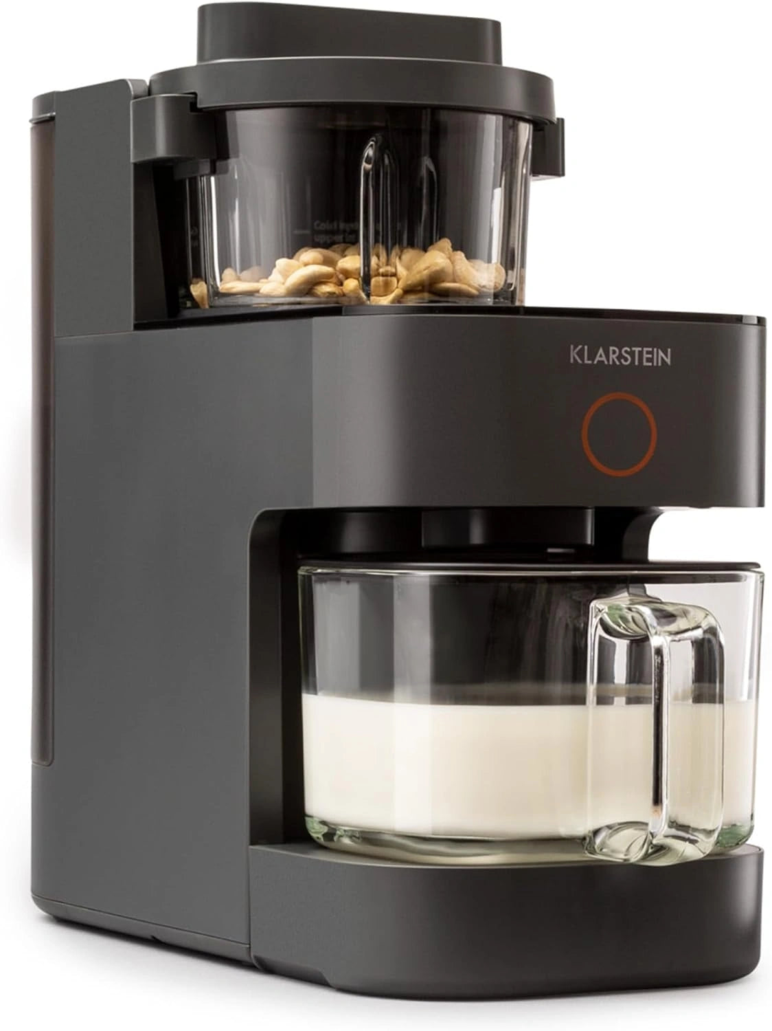 Klarstein Mixeur Puissant 1250W, Chauffage 360¡ã, ¨¦cran Tactile, Smoothies & Laits V¨¦g¨¦taux, Noir