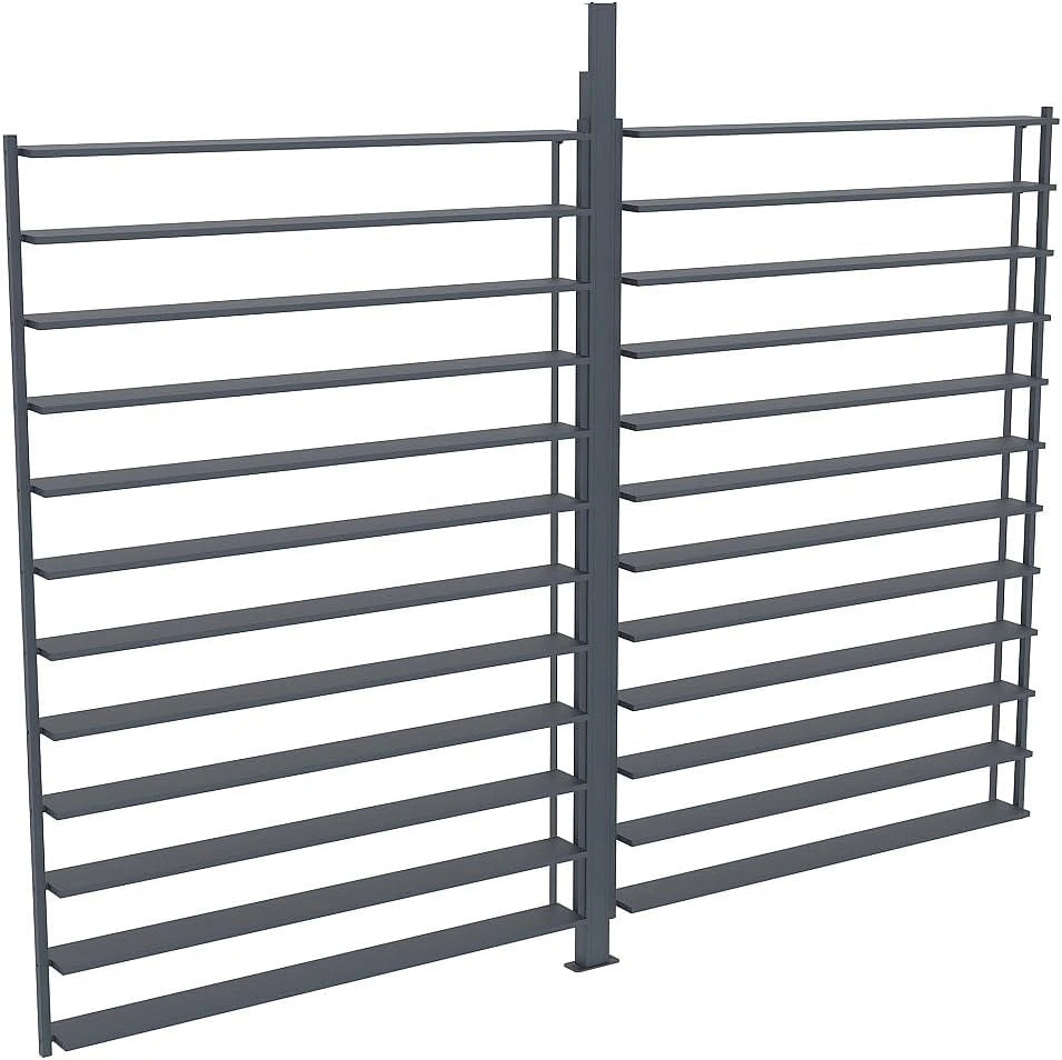 Claustra Orientable en Aluminium pour Pergola Bioclimatique Anthracite - BOLSENA, 2,78 x 2,2 m