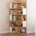 ¨¦tag¨¨re d'angle en bois ¨¤ plusieurs niveaux pour salon et bureau