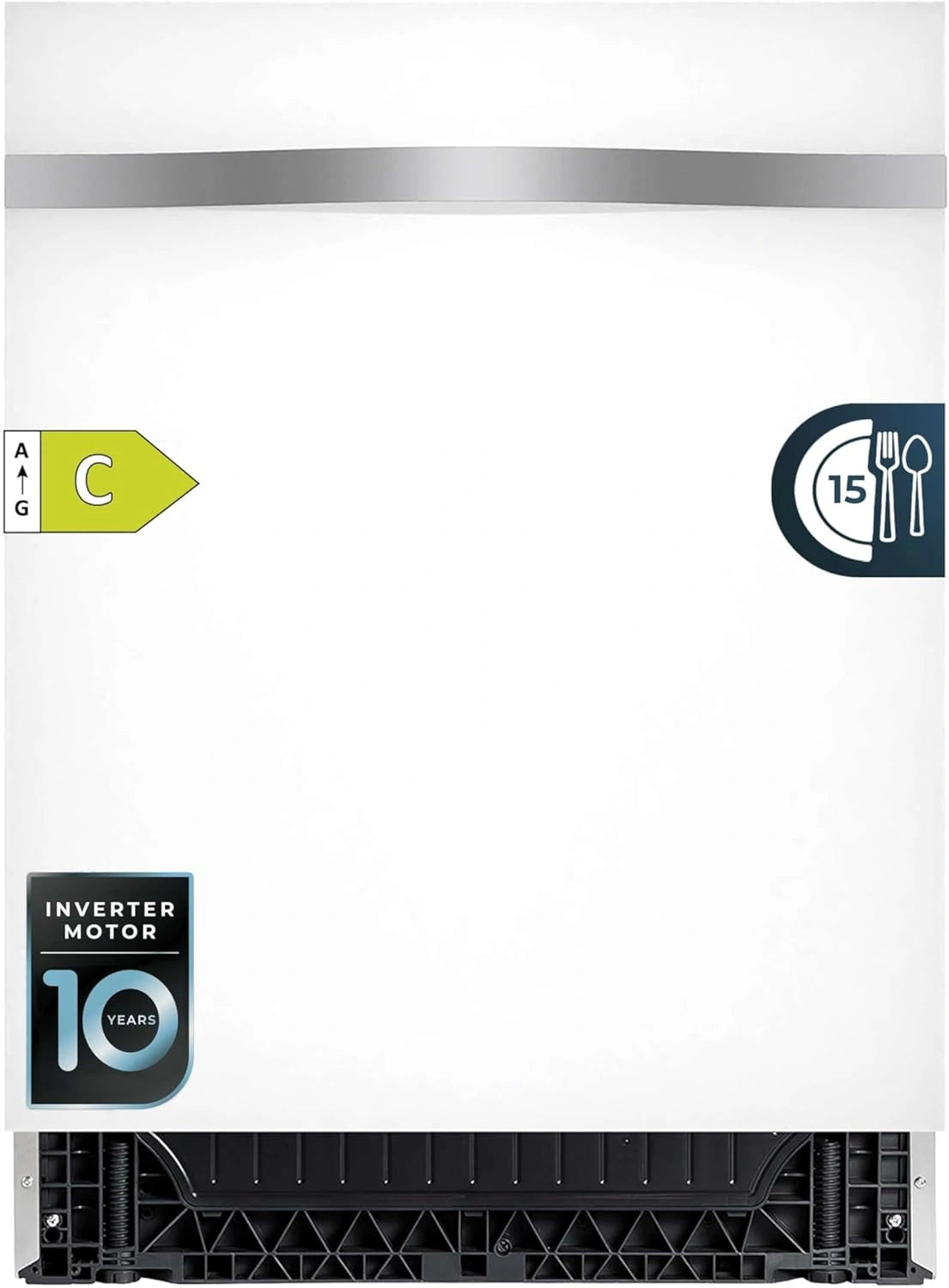 Lave-vaisselle Int¨¦grable 60cm - 15 Couverts, 8 Programmes, Moteur Inverter, ¨¦cran Couleur