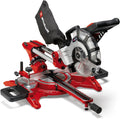 Scie ¨¤ Onglet Radiale Einhell TC-SM 2131/1 Dual, 1800W, 4900 tr/min, Guidage Coulissant, But¨¦e de Pr¨¦cision, Serrage Inclus, Lame Carbure et Laser