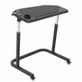 Support de bureau ajustable pour vélo et fitness, avec portes-tasses et doubles emplacements