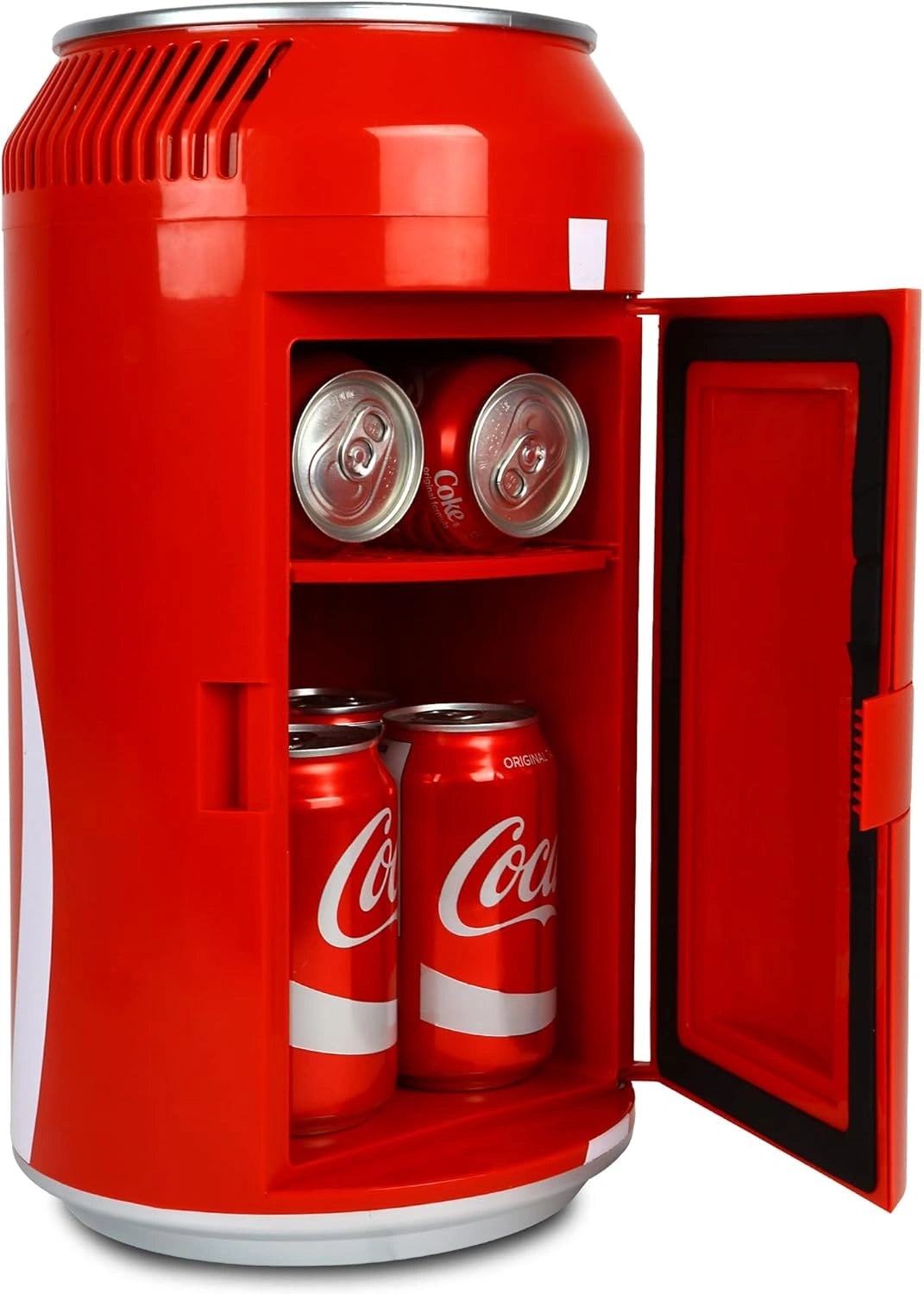 Mini R¨¦frig¨¦rateur Coca-Cola 5,4 L pour Chambre et Voyage - Glaci¨¨re 8 Canettes, 12V
