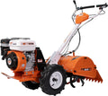 Motobineuse RURIS 5800r avec Rotofraise 480mm pour Serres et Solariums, Orange