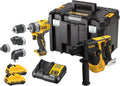Ensemble DEWALT 12V XR : Perceuse et Marteau sans balais avec 2 Batteries 3Ah et Chargeur