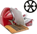 Trancheuse ¨¤ Viande Berkel Home Line 200 Plus Rouge avec Planche Artisanale