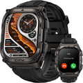 KOSPET TANK M4 Montre Homme GPS, ¨¦tanche 45M, Acier Inoxydable, Autonomie 50 Jours, Suivi Sant¨¦ 24/7, Appels Bluetooth, Compatible Android & iOS