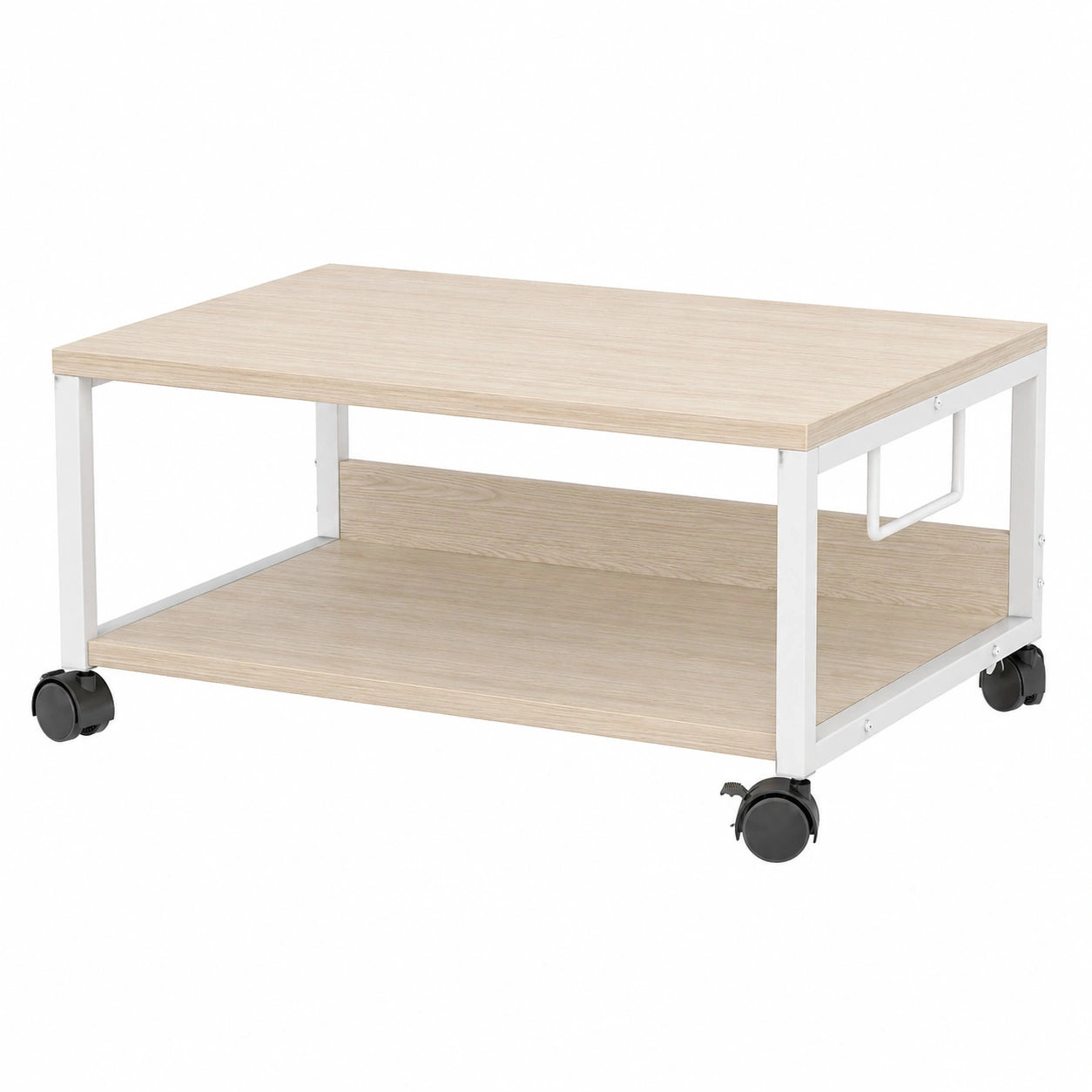 Support d'imprimante de bureau à 2 niveaux, table multifonction pour dossiers et accessoires
