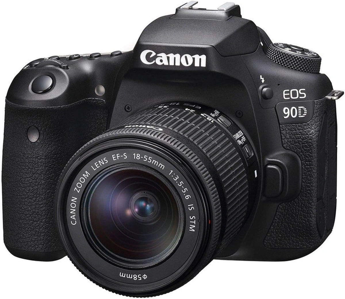 Appareil Photo Reflex Canon EOS 90D avec Objectif EF-S 18-55mm IS STM