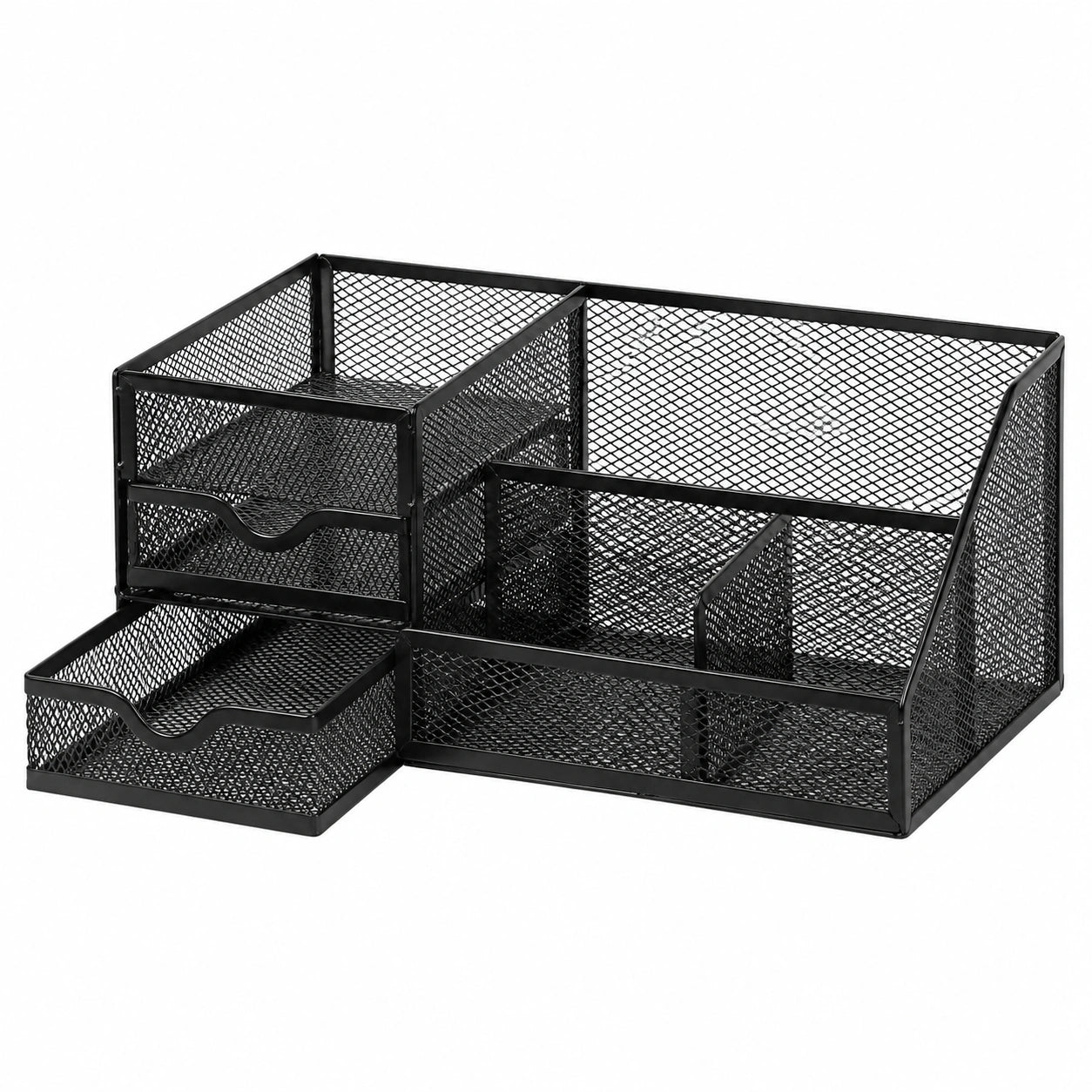 Organisateur de Bureau Multifonction avec Tiroirs et Compartiments