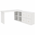 Bureau d'angle extensible multifonction avec rangement pratique