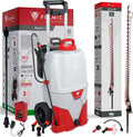 Pulv¨¦risateur ¨¦lectrique 35L avec Lance 5m, 4 Bars, Tuyau 6m ¨C Nettoyage de Toits
