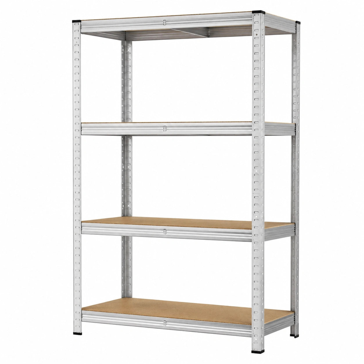Étagère Métallique Modulable 4 Niveaux 160x90x40cm 700kg Charge Maximale Rangement Garage